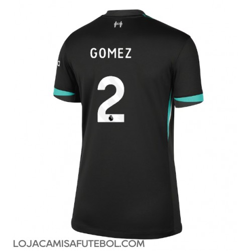 Camisa de Futebol Liverpool Joe Gomez #2 Equipamento Secundário Mulheres 2024-25 Manga Curta